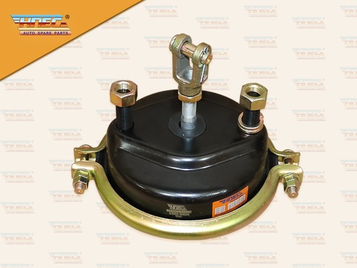 [0302-0424] หม้อลมเพลาชั้นเดียว ลูกเล็ก เบรคแห้ง T24 แกนสั้น (HNEC)