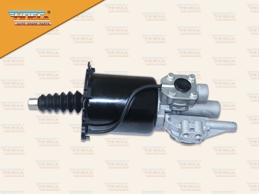 [0302-0428] หม้อลมคลัช ZF SINO TRUCK รูลมวาล์วออกคู่ รุ่นสากมีเกลียว (HNEC)
