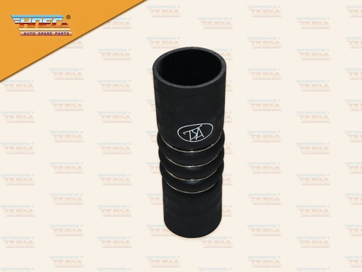 [0310-0020] ท่อยางอินเตอร์ IS 6HE1 FS ซ้าย 4 ห่วง สีดำ 65*240 MM