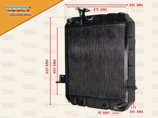 [0310-0046] หม้อน้ำ IS 4HF1 ฝาหม้อน้ำอยู่ใน ท่อน้ำ L R