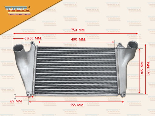[0310-0086] อินเตอร์คลูเลอร์ IS ROCKY175 6BG1 รถนอก 2 ท่อ