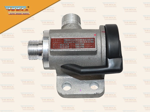 [0318-0025] ตัวตัดลม DECA ป้ายแดง เกลียวนอก