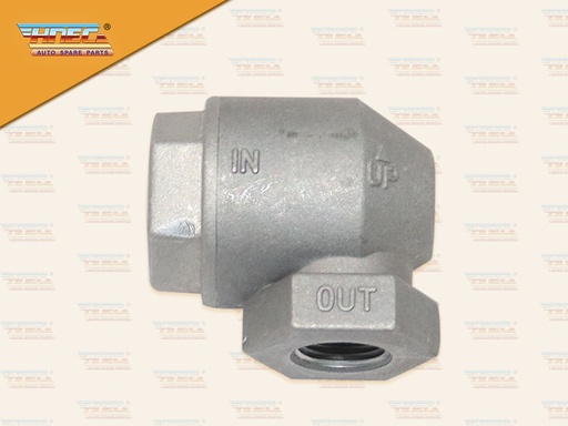 [0329-0009] วาล์วกันย้อน HN NS IS ตัวงอ