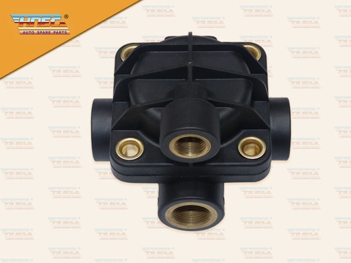 [0329-0082] วาล์วแบ่งลมข้างคัทซี DAF MAN ไม่มีกรอง เสื้อพลาสติก (HNEC)