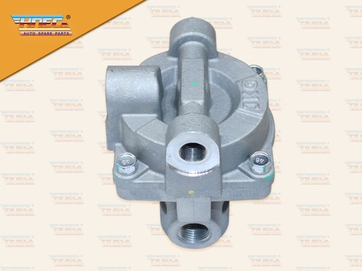 [0329-0094] วาล์วจ่ายลมตัวหลัง IS DECA360 เหลี่ยมฝาโหนก รูลม 5 ทาง ขนาด รูลม บน 15 MM ,ล่าง 18 MM