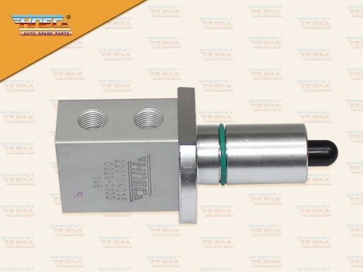 [0329-0103] วาล์วแยกลมข้างเกียร์อิตั้น รถจีน FAST UD CWE370 เควสเตอร์ มิเนียม มี ร่องโอริง