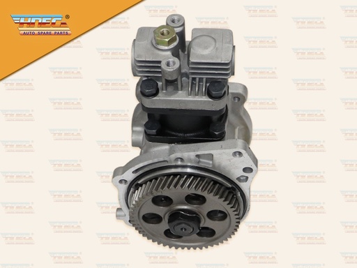 [0330-0003] ปั้มลม MS FS 6D15,6D16 ฝามิเนียม+เฟืองเฉียง (HNEC)