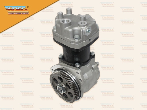 [0330-0016] ปั้มลม MS 6M61 ฝามิเนียม ปั้มลมใหญ่+เฟือง 53 ฟัน (HNEC)