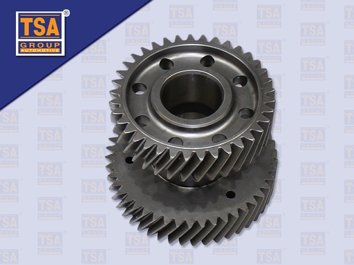 [0505-0086] เฟืองเกียร์ราวล่าง 2 ชั้น IS FTR175 46/37 ฟัน 40 ร่อง (เกาหลี)