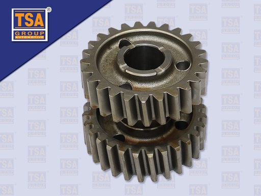 [0505-0110] เฟืองเกียร์ถอยตัวล่าง 2 ชั้น MS FS 25/28 เฟืองเฉียง (เกาหลี)