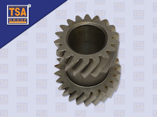 [0505-0128] เฟืองราวล่าง 2 ชั้น ZF330 18/23 ฟัน (เกาหลี)