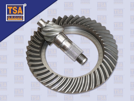 [0508-0112] จานเดือยลูกหลัง HN VICTOR FL8J 7.43 เพลาเดียว น๊อตไม่ทะลุ 37 ร่อง 12 รู (เกาหลี)