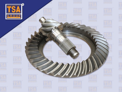 [0508-0113] จานเดือยลูกหลัง HN VICTOR FL8J 7.38 เพลาเดียว น๊อตไม่ทะลุ 37 ร่อง 12 รู (เกาหลี)