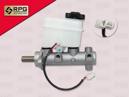 [0731-0014] แม่ปั้มเบรคตัวบน FO RANGER 2.5 2WD รูน้ำมัน 4รู สายไฟไม่มีกิ๊ฟล็อค ยาว 230MM + กระป๋อง (RPG)