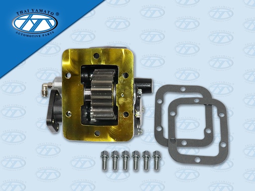 [1104-0016] เกียร์ฝาก PTO EATON เฟืองตรง 21 ฟัน จอเล็ก ยิงลม (YAMATO)