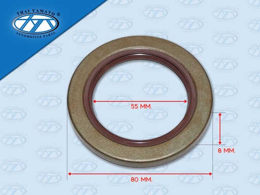 [1106-0125] ซีลเกียร์ฝาก ZF 9S-1315 80*55*8MM (YAMATO)