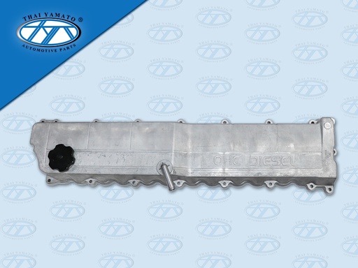 [1107-0029] ฝาครอบวาล์วมิเนียม IS 6HE1+ยางรอง ท่อหายใจเล็ก (YAMATO)