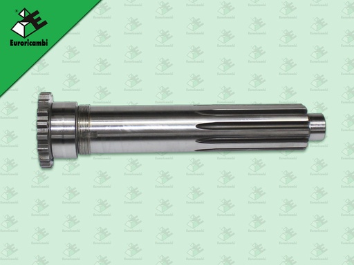 [35.53.0146] ปลายเกียร์อิตั้น 50 MM เกลียวน๊อต 18 ร่อง 80/12 MM เม็ดใหญ่ ปลาย 30/300 MM + บู๊ช