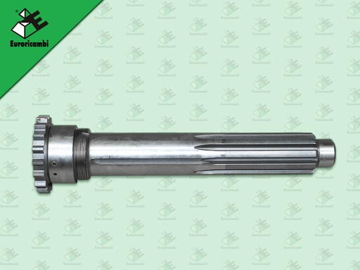 [35.53.0390] ปลายเกียร์อิตั้น 45 MM เกลียวน๊อตมี ร่อง 18 ร่อง 80/10 MM เม็ดเล็ก ปลาย30/300 MM 35.53.0390