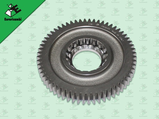 [35.53.1099] เฟืองราวกลางอิตั้นเกียร์ 1 60 ฟัน 18 ร่อง แหวนในตัว 4303477 195*27 MM