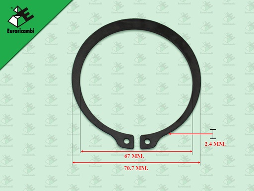 [60.53.1334] ปริ้นเกียร์ถอยตัวบน BENZ G131 G155 G210 70.7*67*2.4 MM