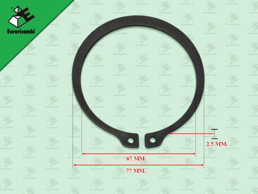 [60.53.1335] ปริ้นเกียร์ถอยตัวบน BENZ G131 G155 G210 77*67*2.5 MM