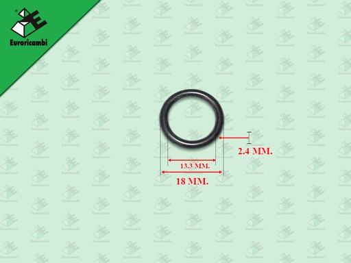 [60.53.1376] โอริงวาล์วท้ายเกียร์ BENZ G131 G155 G210 18*13.3*2.4 MM