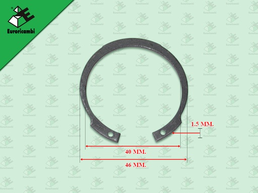 [60.53.1683] ปริ้นล็อคท่อน้ำมันในรูปลายเกียร์ BENZ G131 G155 G210 46*40*1.5 MM