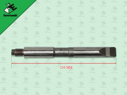 [60.53.1860] สลักลูกสูบโลไฮ BENZ G131 G155 G210 ยาว 210 MM