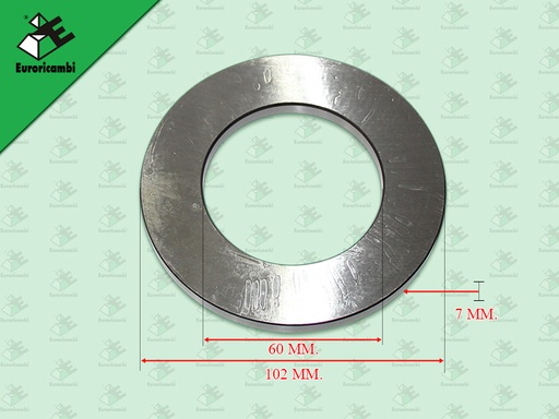 [60.53.1926] แหวนรองลูกปืนราวบน BENZ G131 G155 G210 102*60*7 MM