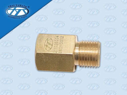 [8601-0002] ข้อต่อหม้อลมคานหน้า HN MEGA500 นอก M16*1.5 ใน 3/8 (YAMATO)