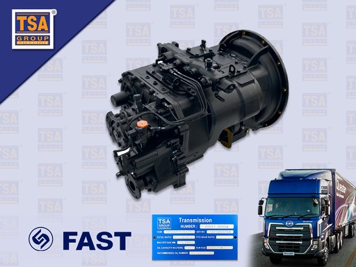 [8801-0004] เกียร์ทั้งลูก เควสเตอร์ 350 330 280 GH8E 9 SPEED 12.11-1.00 DD คลัช 17" มี PTO หน้าแปลน 4รู (TSA)