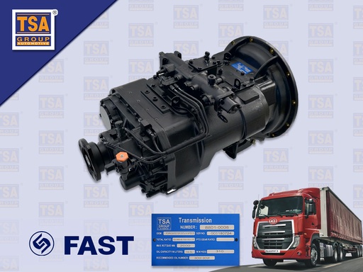 [8801-0008] เกียร์ทั้งลูก เควสเตอร์ 370 GH11E 9 SPEED 13.96-0.73 OD คลัช 17" (TSA)