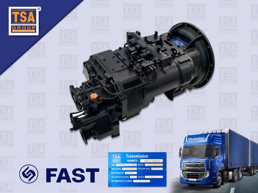 [8801-0010] เกียร์ทั้งลูก เควสเตอร์ 410 GH11E 12 SPEED 2เกียร์ถอย 12.10-0.78 OD คลัช 17" มีPTO หน้าแปลน4รู (TSA)