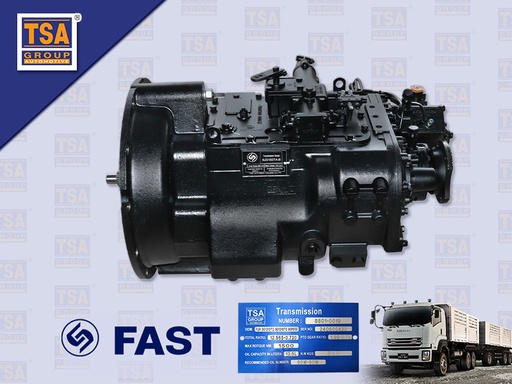 [8801-0019] เกียร์ทั้งลูก IS GXZ 6UZ1 6SD1 9SPEED 12.56-0.73 1500NM คลัช17" มีPTO หน้าแปลน 4รู+ก้ามปูคลัช TSA