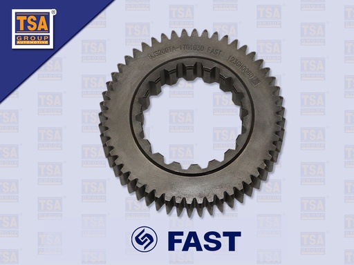 [9005-0024] เฟืองเกียร์ 4-ไดร์ ราวกลาง FAST 9JS200TA-1701030 52ฟัน 18ร่อง
