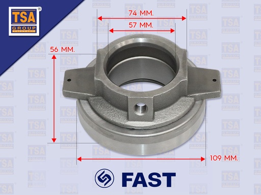 [9016-0001] เบ้า+ลูกปืนคลัช UD เควสเตอร์ FAST 9JS119 (109*74*57*56MM)