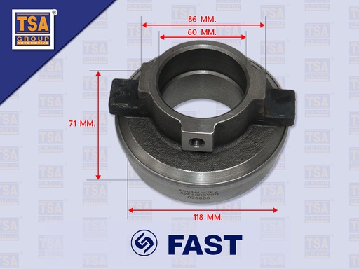 [9016-0002] เบ้า+ลูกปืนคลัช IS GXZ 6UZ1 6SD1 FAST 9JS150TA-B