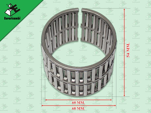 [98.53.0390] ลูกปืนในรูเกียร์ 5 BENZ G131 G155 G210 เหล็ก 68*60*54 MM