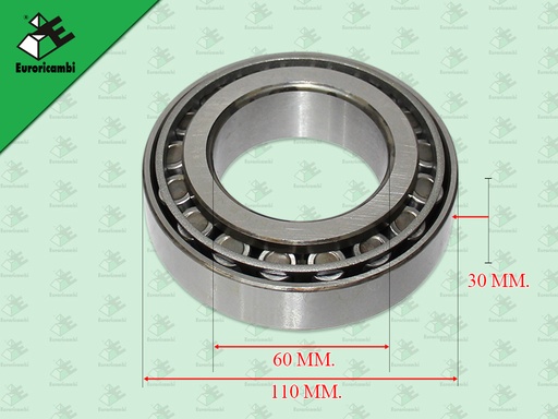 [98.53.0597] ลูกปืนราวล่างตับหลัง BENZ G131 G155 G210 110*60*30 MM