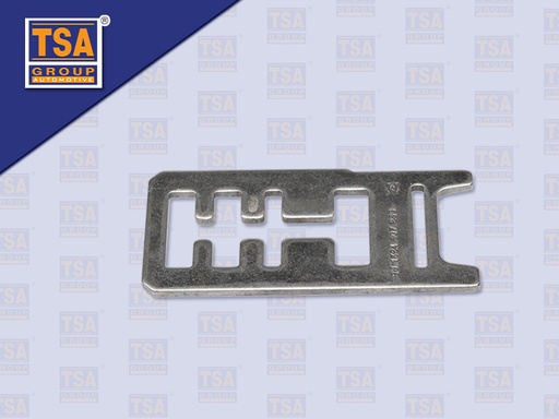 [9905-0072] แผ่นเหล็กบังคับตัวเข้าเกียร์ ZF 330 360 แท้ 3 ร่อง