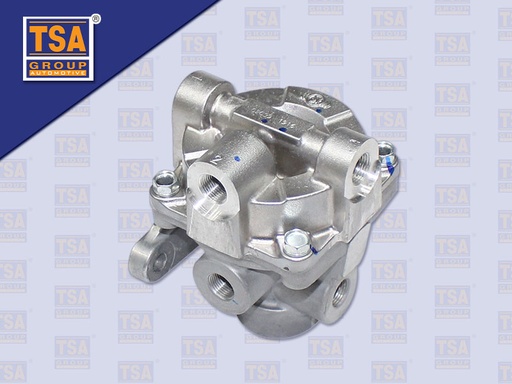 [9929-0005] วาล์วจ่ายลมตัวหลัง IS DECA360 เหลี่ยมฝาโหนก รูลม 5 ทาง KNORR BREMES แท้ ไม่รับประกัน