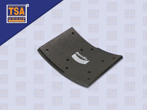 [8804-0058] ผ้าเบรคหน้า หลัง IS JUMBO 6'' 20 รู +รีเวท BENDIX